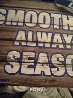 Keystone Light Beer Smooth's Always In Season metal tin Cool Sign. 2013