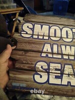 Keystone Light Beer Smooth's Always In Season metal tin Cool Sign. 2013