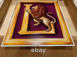 LIONEL TRAINS Leo the Lion tin metal sign from Charle Ro Supply Company 1998