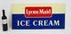 Large Vintage Lyons Maid Ice Cream Oblong Tin Sign 34 X 16 (86cm X 46cm)