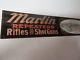 Marlin Firearms Co. Repeating Rifles And Shotguns Tin Advertising Sign