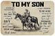 Metal Signs Vintage Cowboy Father And Son Bedroom Wall Decoration Tin Sign Resta