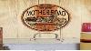 Mother Road Motorcycle Repair Round Distressed Retro Vintage Tin Sign