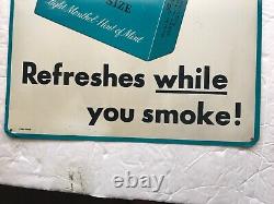 NEWPORT Cigarettes Vintage Tin Advertising Sign