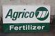 Nice Vintage Farm Sign Agrico Fertilizer Metal / Tin 57x33 1/2