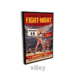 NOT Tin Vintage Metal Sign Fight Night Light Box 24 x 36