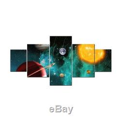 NOT Tin Vintage Metal Sign Outer Space Universe Triptych 72 x 36