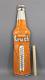 Near Mint! Vintage Orange Crush Soda Bottle Advertising Thermometer Tin Sign, Nr