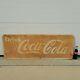 Original Med/large 4' 1930's Antique Vtg Coca Cola Soda Pop Coke Metal Tin Sign