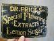 Original Vintage 1880's Dr. Price's Special Flavoring Extracts Tin Tacker Sign