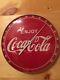 Odd 1958 Vintage Antique Coke Coca Cola Tin Non Porcelain Glass Thermometer Sign