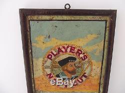 Old Navy Sailor Tin Sign Advertising Tin Antique Vintage Picture Frame Nautical