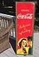 Original Coca-cola Bottle Large Vintage Advertising Tin Sign 18 X 54 Nov 1941