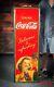 Original Vintage 1940's Coca Cola Tin Sign -wow