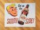 Original Vintage 27 Sunshine Brewing Co. Tin Beer Advertising Sign Reading Pa