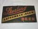Original Vintage Beer Sign Tin Sterling Beer Leisurely Aged