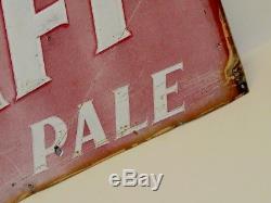 Original Vintage Falstaff Pale, Real Brew, Beer Tin Sign, Prohibition Era
