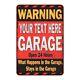 Personalized Garage Metal Sign Vintage Man Cave Bar Wall Décor Gift 108120030001