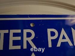 Peter Pan Metal Tin Sign 18x12 Street sign beautiful Ultra Rare