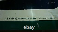 RARE Vintage 1953 Fresh Up with 7up Embossed Tin Sign