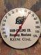 Rare Vintage Antique Kenne Bear Coal Tin Non Porcelain Thermometer Sign Montana