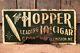 Rare Vintage Antique The Hopper Leading 10c Cigar Lewiston Maine Tobacco Sign