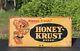 Rare Vintage Original Honey Krust Bread Country General Store Tin Embossed Sign