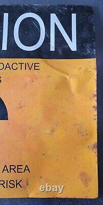 Radiation Radioactive Materials Hazard Tin Sign