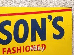 Rare Original Vintage 27 Mason's Root Beer Tin General Store Advertising Sign