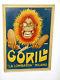 Rare Vintage 1920 Toothbrush! Tin Sign Very Rar Look Gorill