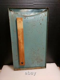 Rare Vintage 1950's original Pabst Blue Ribbon tin sign Thermometer! SHIPS 24 HR