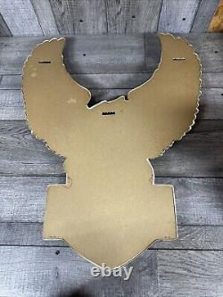 Rare Vintage 80's Harley-Davidson Plastic Wall Sign, Eagle Shaped 22 x 29 Inches