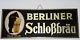 Rare Vintage Bear Berlin Beer Germany Original 1920 Metal Tin Sign Very Rar