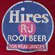 Rare Vintage Hires R-j Root Beer Soda Pop Metal Advertising Tin Sign Display 10