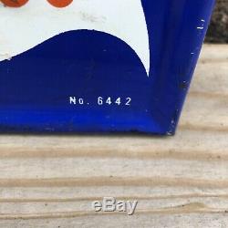 Rare Vintage Nesbitts Soda Embossed Thermometer Tin Metal Sign Coca-Cola Pepsi