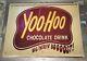 Rare Vintage Yoo-hoo Chocolate Drink Embossed Tin Sign Yoo Hoo Soda Milk Yoohoo