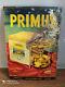 Rare Vintage Primus Stove Advertising Tin Sign Of 50's Printed In Sweden