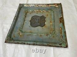 Rt. 66 Antique Tin Ceiling Tile 24 Custom Display Sign Home Décor Man Cave Embo