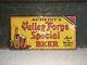 Scheidts Valley Forge Special Beer Vintage 1933 Embossed Tin Advertising Sign