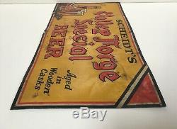 SCHEIDTS Valley Forge Special BEER Vintage 1933 Embossed Tin Advertising Sign
