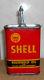 Shell Vintage Household Oil Tin Can Wcap Cycles Sewing Machine 4 Ozs Petrol Sign