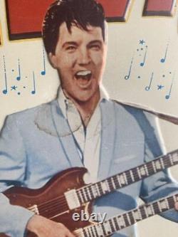 Super Rare Vintage Elvis Presley Tin Sign