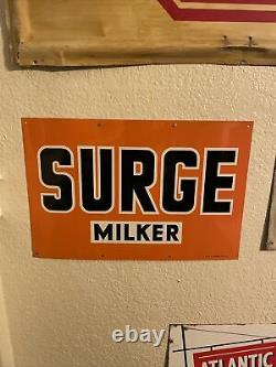 Surge Milker Sign Vintage Metal Sign Farm Sign Milk Tin Tacker Farming Sign Old