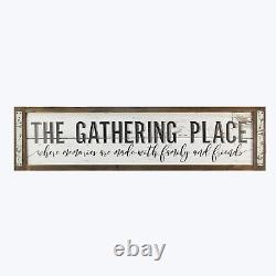 The Gathering Place Rustic Home Decor Living Room Wall Decor and Inviting Ta