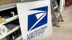 Tin Metal Sign US Post Office Vintage USPS