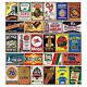 Tin Signs 26 Pieces Reproduction Vintage, Gas Oil Metal Signs, Home Kitchen Man