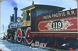 Union Pacific R. R. 119 Vintage Retro Tin Sign Wall Decor 20 X 30 Cm