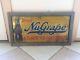 Vintage 1920's Nugrape Soda Embossed Tin Sign Rare Great Colors