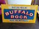 Vintage Buffalo Rock Soda Tin-over-cardboard Nos Donaldson Sign-birmingham-7x13