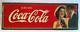 Vintage Coca Cola Sign Tin Lithograph 1940's